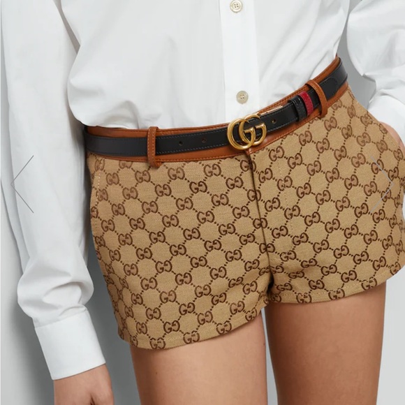 GUCCI GG Interlocking Buckle Reversible Black/Red Belt - Picture 15 of 15